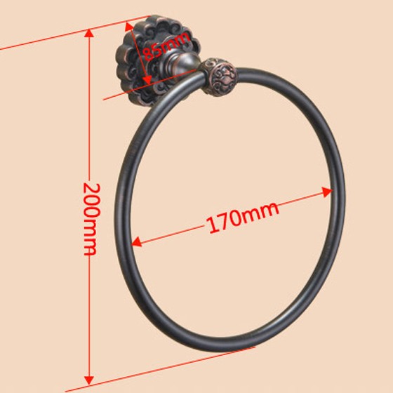 Держатель-кольцо для полотенец GF10701ORB - 5