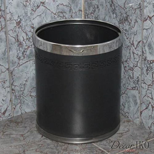 Черное ведро для мусора BBK-62,10 л